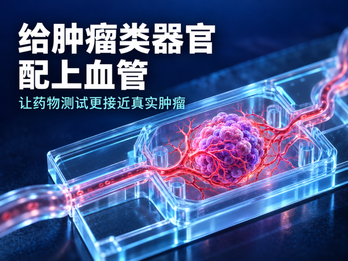 类器官｜给患者肿瘤模型加入血管，评估药物反应